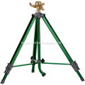 High quality Neutral 360 watering sprinkler gardens green tripod sprinkler for farm